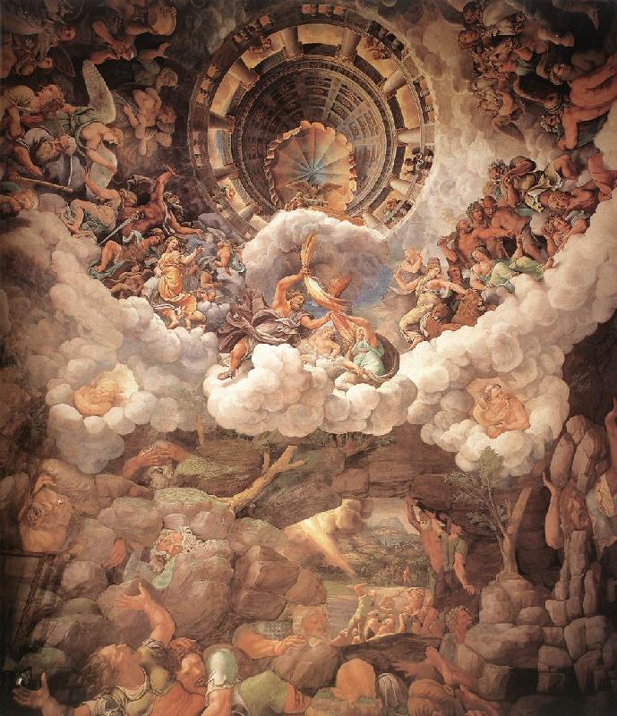 Giulio Romano The Fall of the Gigants sh oil painting picture